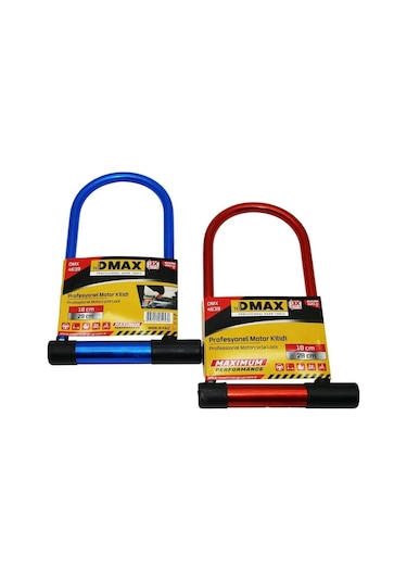 Dmax Dmx-4639 Motosiklet Ve Direksiyon Kilidi 18 Mm X 29 Cm