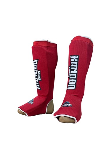 Komodo Sport Kick Boks & Muay Thai Bez Kaval Ayaküstü Koruyucu Kb Kırmızı