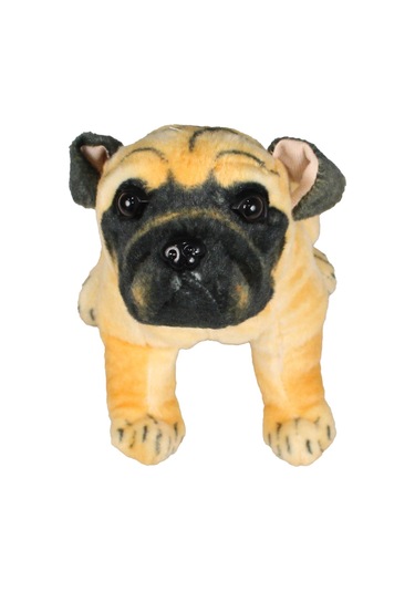Havlayan Pug Köpek Peluş Oyuncak 25 Cm