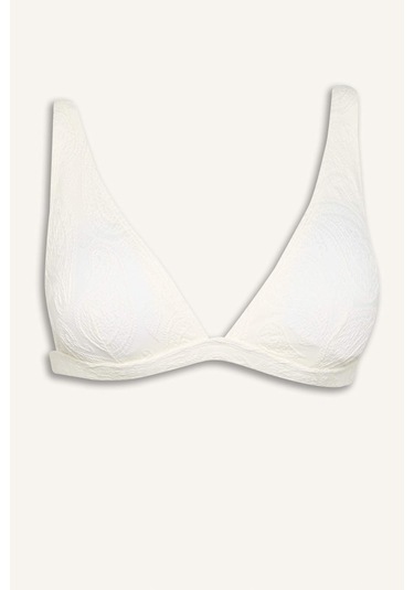 Defacto Regular Fit Brode Bikini Üstü-fall İn Love E3897ax25smwt16 Beyaz Defacto Regular Fit Brode Bikini Üstü-fall İn Love E3897ax25smwt16 Beyaz