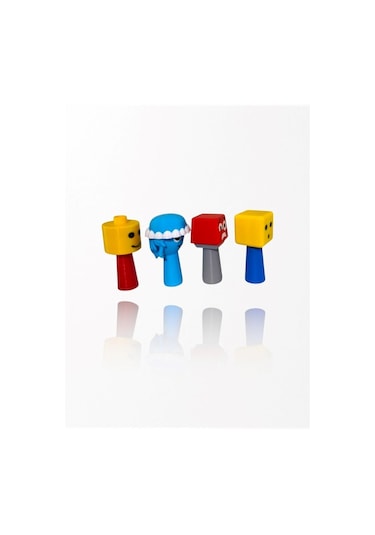 Sprunki 4 Adet Kaliteli Yeni Figür 7 Cm Lego Guys, Jellyfish Aurelia , Mr.panic 4   Pcs