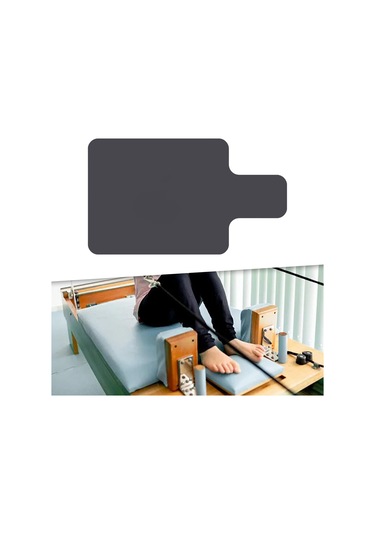 Suntek Reformer Için Pilates Matı Kalın Düz Renk Kapak 39 Gri