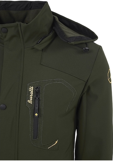 Buratti Çıkarılabilir Kapüşonlu Suya Dayanıklı Softshell Erkek Mont 497Luis Haki Buratti Çıkarılabilir Kapüşonlu Suya Dayanıklı Softshell Erkek Mont 497Luis Haki