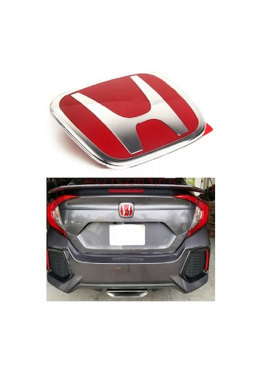HONDA CİVİC 2016-2020 FC5 KIRMIZI H ARKA LOGO