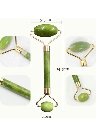 2x Yüz Masaj Kafası Yeşim Kaldırma Boyun Bakımı Mdemb5 Çok Renkli