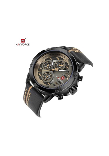 Naviforce Deri Kordon İç Fonksiyonları Aktif Dijital/analog Erkek Kol Saati E.nvf.k.002