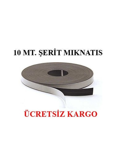 Yapışkanlı Şerit Mıknatıs Magnet 10 Metre -