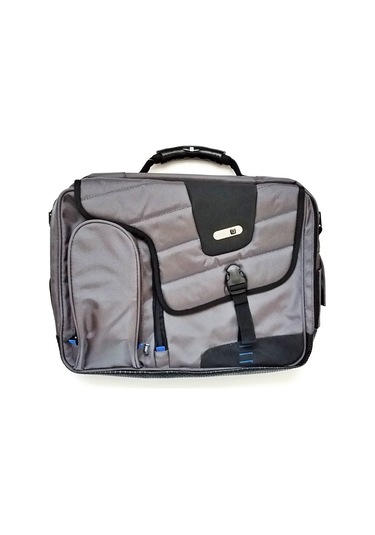 FUL USA Commotıon Gri 17" Unısex Laptop Omuz Çantası Gri