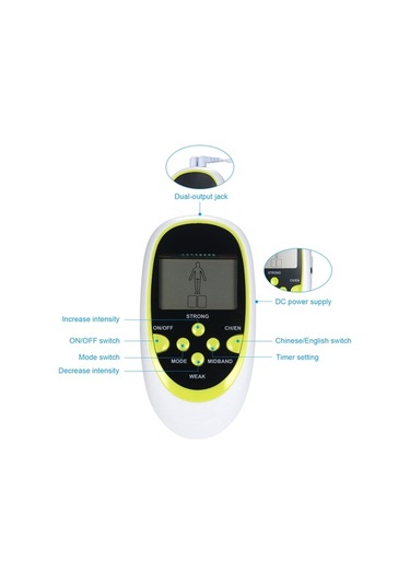 Artfulabode Renkli Modlu Masaj Aleti, Yorgunluğa Ve Ağrıya Terapi, Ems Elektrikli Çözüm, Çift Kanallı 8-15 Tj Çok Renkli