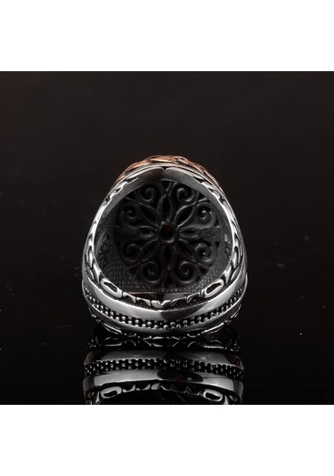 Gerçek Doğal Druzy Kristal Kuvars Taşı Yüzük, Doğum Taşı Yüzüğü, 925 Ayar Gümüş Yüzük Sarı Gümüş