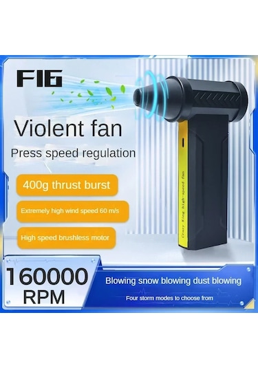 Jl Yeni 160000 Rpm Süper Rüzgar 60 M/s Mini Turbo Jet Fan 10000