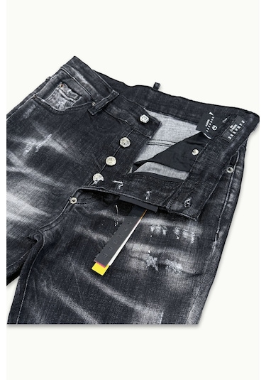Barmore Black Wash Erkek Denim Jean Siyah