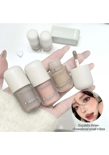 Kapsül Mat Sıvı Şekillendirme Çubuğu Su Geçirmez Doğal Üç Boyutlu Gri Pembe 02 Gray Brown 4.1g C01