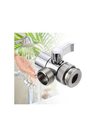 Trendooze Temizlik Kolaylıklı Yüksek Performanslı Duş Başlığı Yönlendirici - Gümüş Gümüş