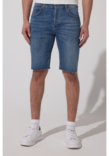 Regular Fit Normal Kesim Normal Bel Mavi Esnek Jean Kot Şort L23114158 Taş Regular Fit Normal Kesim Normal Bel Mavi Esnek Jean Kot Şort L23114158 Taş