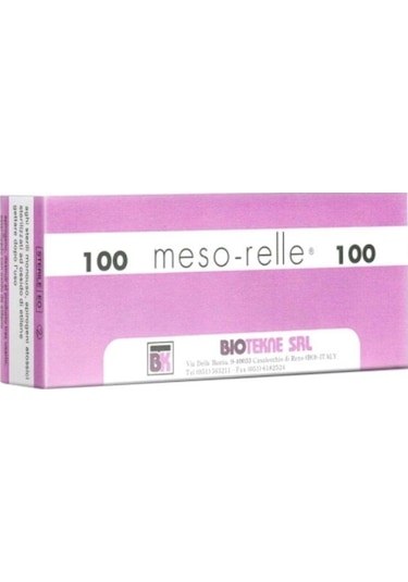 Meso-Relle Mezoterapi İğnesi 32 G 1/2" 0.23 x 12 MM 25 Adet