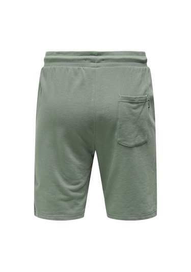 Only & Sons Erkek Onsneıl Belden Bağlamalı Pamuk Şort 22015623 Haki