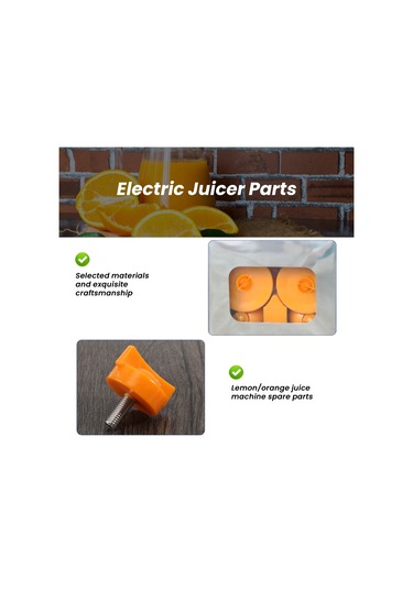 Xurunkeji Xc-2000e Elektrikli Portakal Sıkma Makinesi Parçaları İçin 2 Adet Meyve Suyu Sıkacağı Yedek Parçaları Meyve Suyu Sıkma Makinesi Parçaları Turuncu