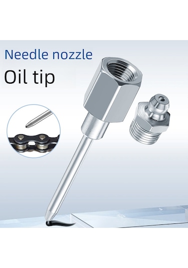 Geeksen Yüksek Basınçlı Manuel Yağ Enjeksiyonu İçin İğne Uçlu, Yağ Uçlu Ve Düz Uçlu Fırçalar İğne Tipi Fırça - Yağ Ucu İçerir