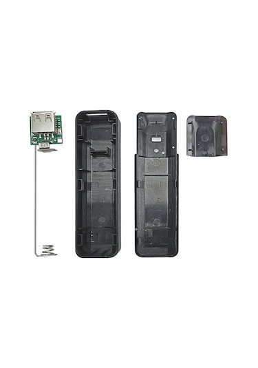 Usb Powerbank Devreli Kutu Mobil Güç Kaynağı DIY 3.7V 18650
