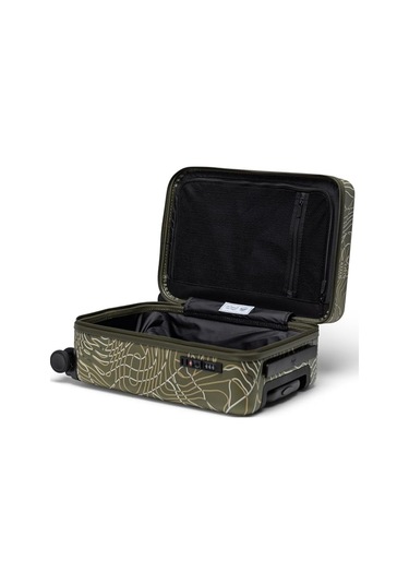 Herschel Heritage Hardshell Carry On Luggage Kabin Boy Valiz 11197 Ivy Green Topography Çok Renkli