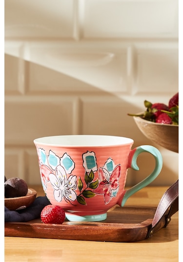 Emsan Lily New Bone Kupa 435 ML Pembe