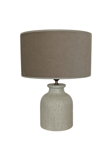 Eslan Krem Abajur Krem