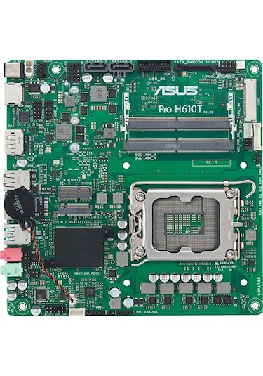 Asus Pro H610T-CSM 5600 MHz DDR5 PCIE 4.0 Soket 1700 Mini ITX Anakart