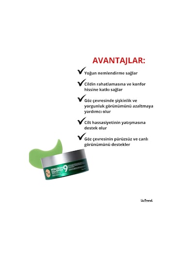 Medipeel Hyaluron Cica Peptide 9 Ampoule Eye 60 Adet Peptit Içeren Bandı M0081
