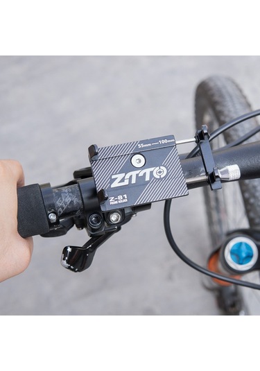 Ztto Z81 60-110mm Cep Telefonu Tutacağı Alüminyum Alaşımlı Bisiklet Bağlantısı Bisiklet Aksesuarları - Kırmızı