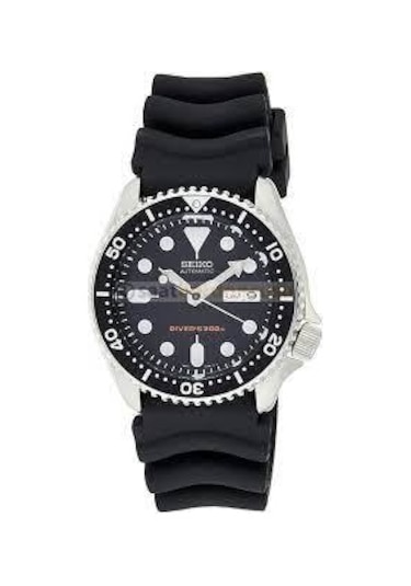 Seiko Automatic Diver Skx007 Siyah Silikon Saat Kordonu Siyah
