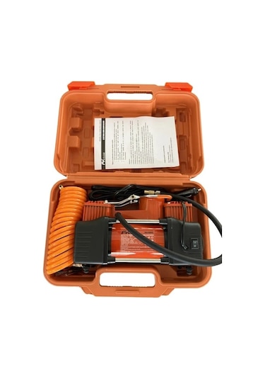 Fk Frıko Çelik Gövde Çift Pistonlu 12 V 150 Psi Araç Araba Lastik Bot Şişirme