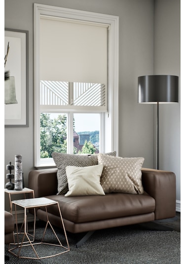 Lazer Kesim Mat Stor Perde, Lazer Kesimli Klasik Serisi, C-151001 Beyaz Renk Beyaz