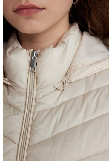 Defacto Su İtici Hafif Şişme Mont Kapüşonlu Kapitoneli Fermuarlı Cepli Basic Düz Mevsimlik B2030AX24AUBG414 Bej Defacto Su İtici Hafif Şişme Mont Kapüşonlu Kapitoneli Fermuarlı Cepli Basic Düz Mevsimlik B2030AX24AUBG414 Bej