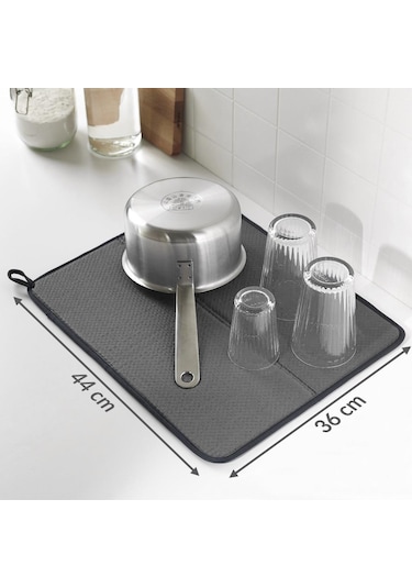 Bulaşık Kurutma Örtüsü Nanofiber Bulaşık Matı Kurulama Bezi Ultra