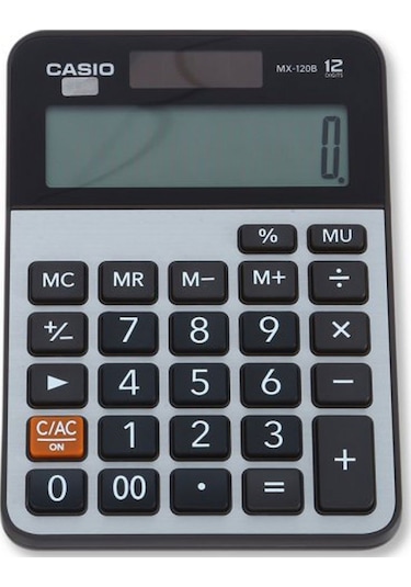 Casio MX-120B 12 Hane Masaüstü Hesap Makinesi