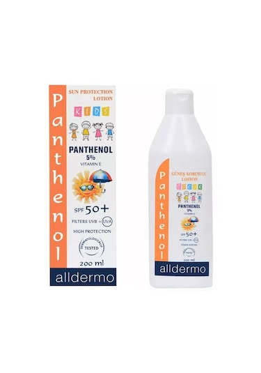 Alldermo Çocuk Güneş Koruyucu Losyon Spf 50+ 200 ML