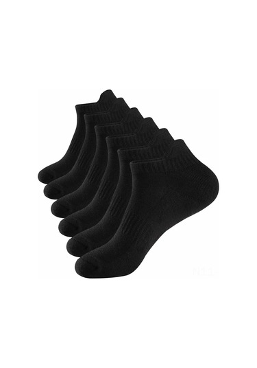 Yifomall Erkek Spor Çorapları - %87,5 Pamuklu, 6 Çift, Konforlu Ve Nem Tutucu Diğer