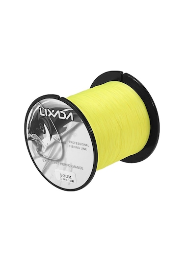 Lıxada 500 Metre 4 Kat Örgülü Pe Balık Misinası - 0.8 Sarı, Dayanıklı Ve Hassas