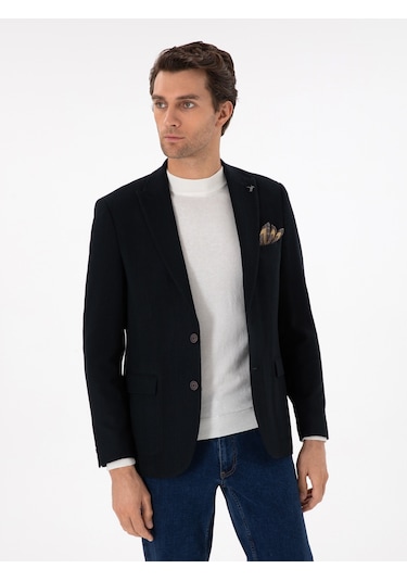 Cacharel Yeşil Slim Fit Ceket Yesıl