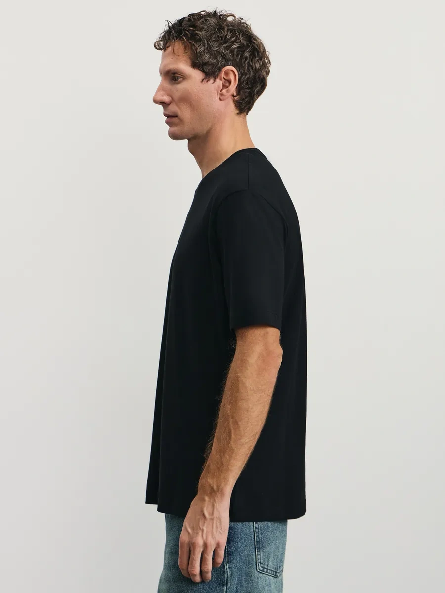 Zarına Temel Pamuklu Oversize Tişö 233150673 Siyah