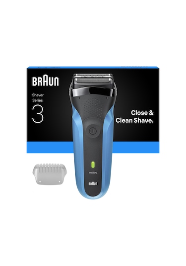 Braun Series 3 Elektrikli Tıraş Makinesi, Islak Ve Kuru, 310s 1 Saat