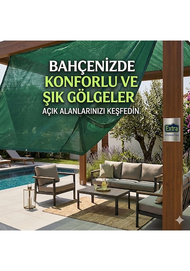 Extra Gölgeleme Filesi %40 - 30 Gr/m2 Yeşil