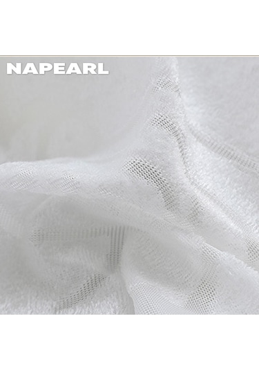 1 Pc Napearl Moda Avrupa Tarzı Tül Perdeler Yüksek Kaliteli Yumuşak Tül Perdeler Oturma Odası Yatak Odası Ev Dekor İçin Mavi