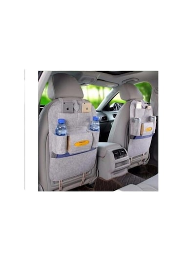 2 Adet Araç Araba Oto Koltuk Arkası Organizer Düzenleyici Kılıfı