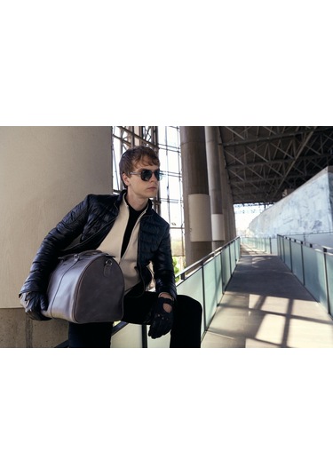 Su Geçirmez Regular Fit Erkek Şişme Suni Deri Mont Siyah 4528 Siyah