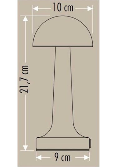 Cata CT-8430 Tek Anahtarla 3 Renk Masa Lambası Bronz