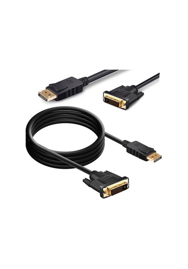 Displayport To Dvi Display Port Dvi Kablo 1.8M