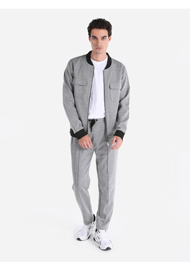 Colin's Colins Regular Fit Bomber Gri Erkek Ceket Cl1065132 Gri Melanj Colin's Colins Regular Fit Bomber Gri Erkek Ceket Cl1065132 Gri Melanj