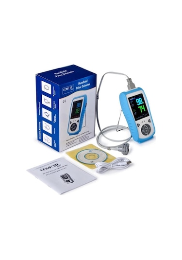 Medikaltec Comfort Plus El Tipi Yetişkin Pulseoksimtre Hem Pilli Hem Şarjlı